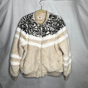 Katydid Women's Soft Fuzzy Lined Full Zip Up Jacket XL